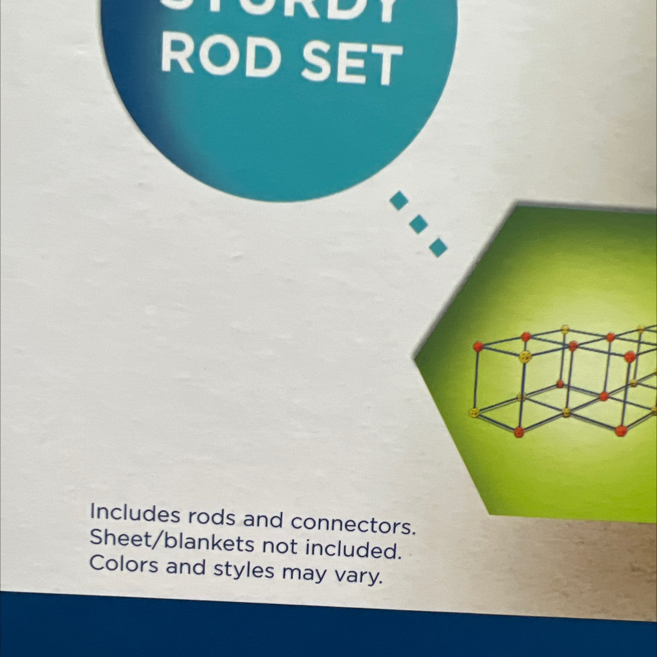 Discovery construction fort 69- piece build and play