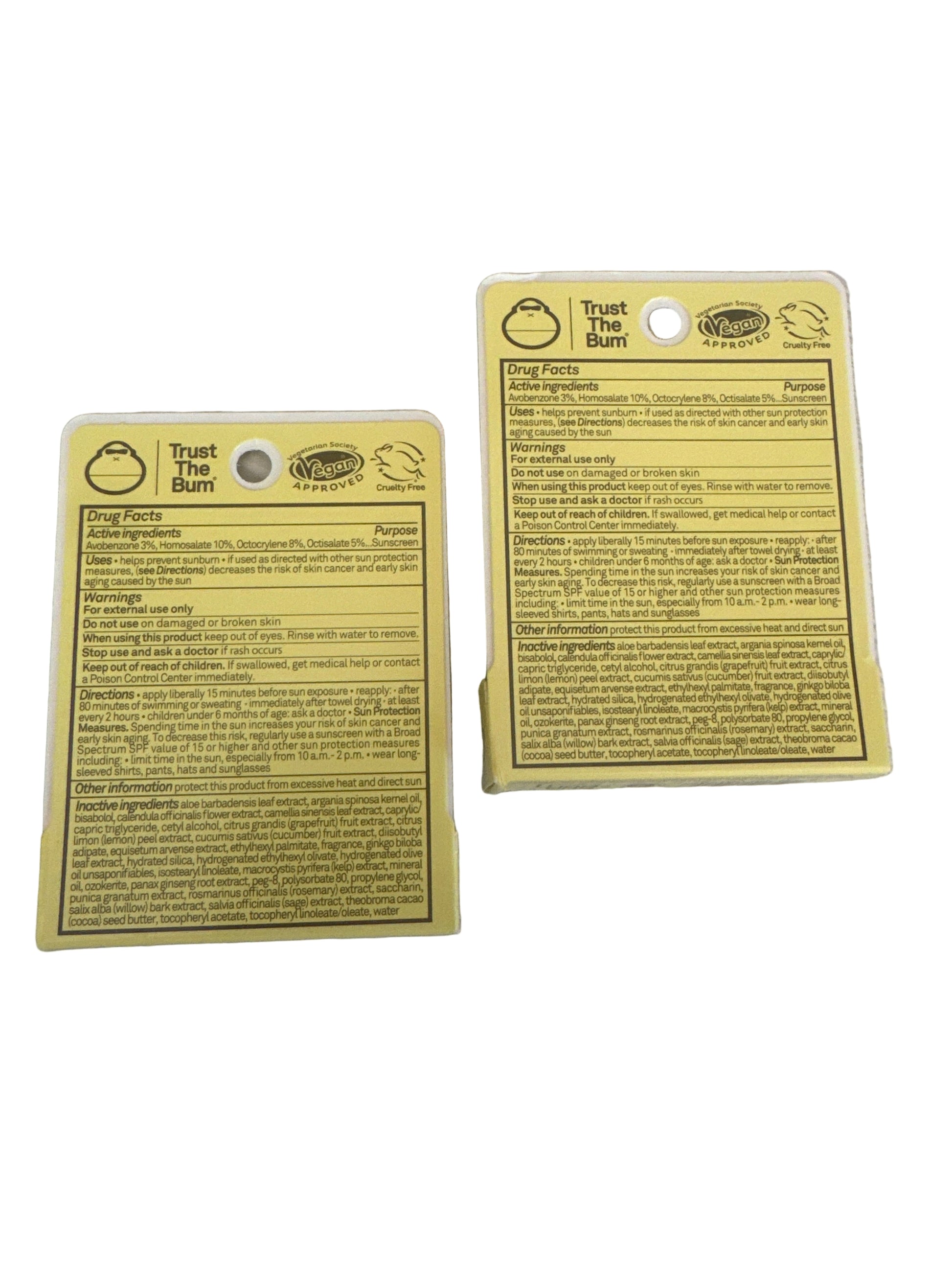 Sun Bum Coconut Sunscreen Lip Balm SPF 30 with expiration 9/2027