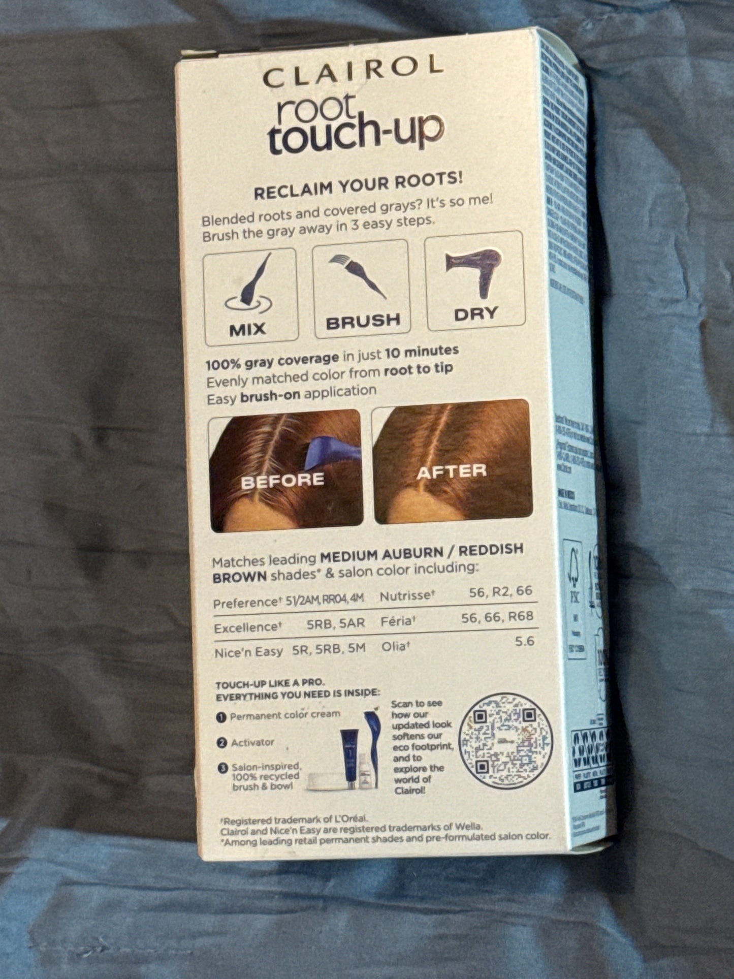 Clairol Root Touch Up Permanent Hair Color Med Auburn/Reddish Brown       RTU-5R