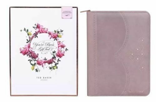 Ted Baker London Travel Lifestyle Organizer Thistle in Gift Box metallic details