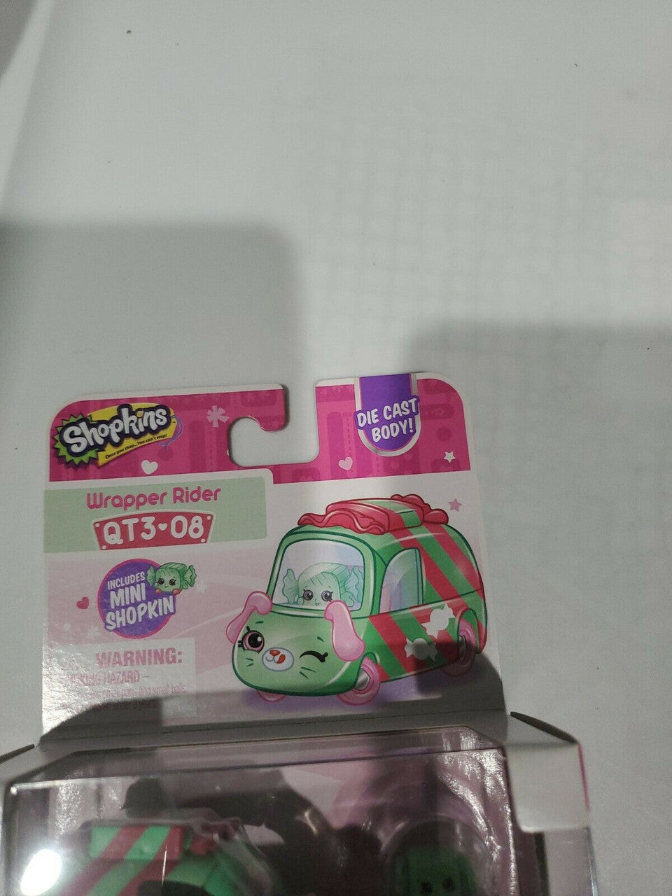 Shopkins Cutie Cars QT3-08 Wrapper Rider Series 3