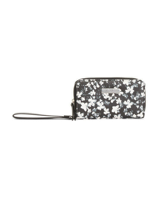 Jones New York Zip Around Multi Function Check Wallet Bloom Floral