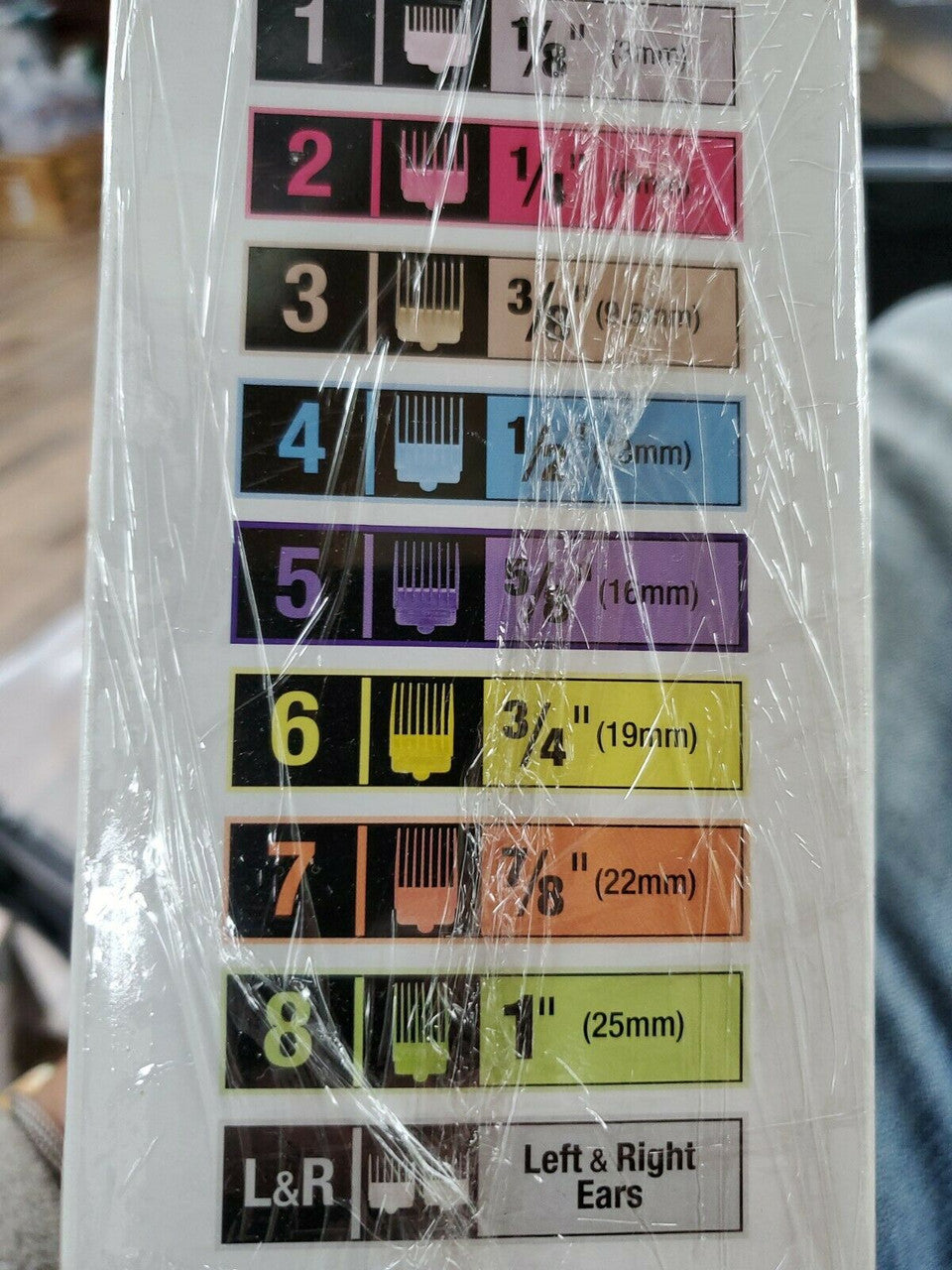 CONAIR NUMBER CUT Color Coded 20 Piece Home Haircutting Kit HC408r