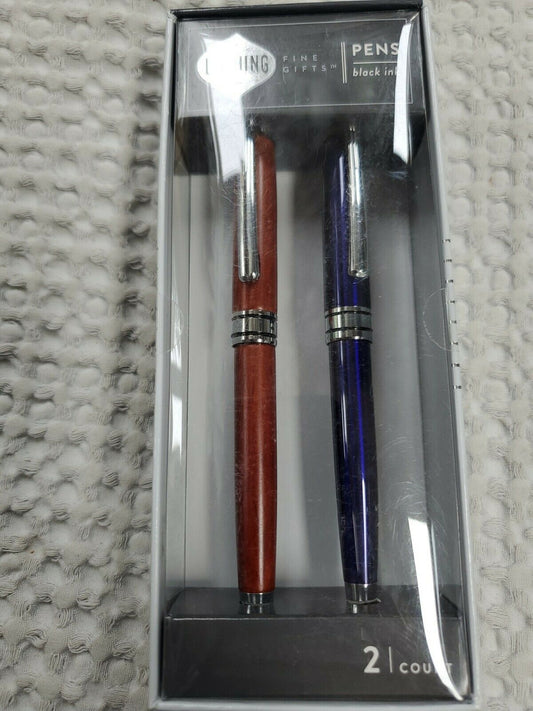 Dashing Fine Gifts Pens Black Ink Box of 2