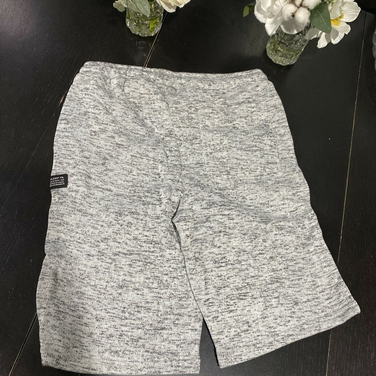 Big Boys Sweater Shorts XL (18/20) Heather Marled