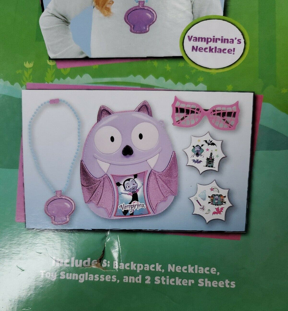 Disney Junior Vampirina Bootastic 5-piece backpack accessory set in retail box