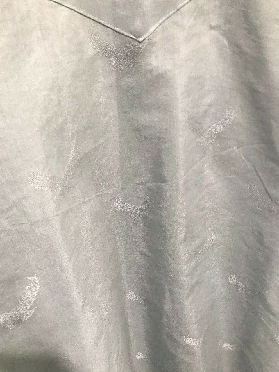 Vintage HBarC Permanent Press California Ranchwear 16 1/2 32 shirt Sparkle Eagle