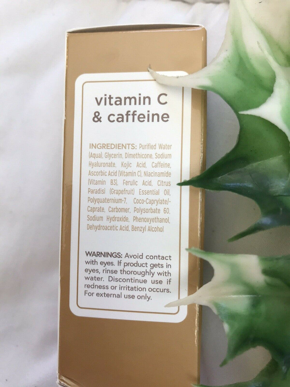 Vital Beauty Power Glow Dark Spot Corrector - Vitamin C & Caffeine - 1fl.oz