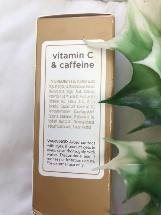 Vital Beauty Power Glow Dark Spot Corrector - Vitamin C & Caffeine - 1fl.oz