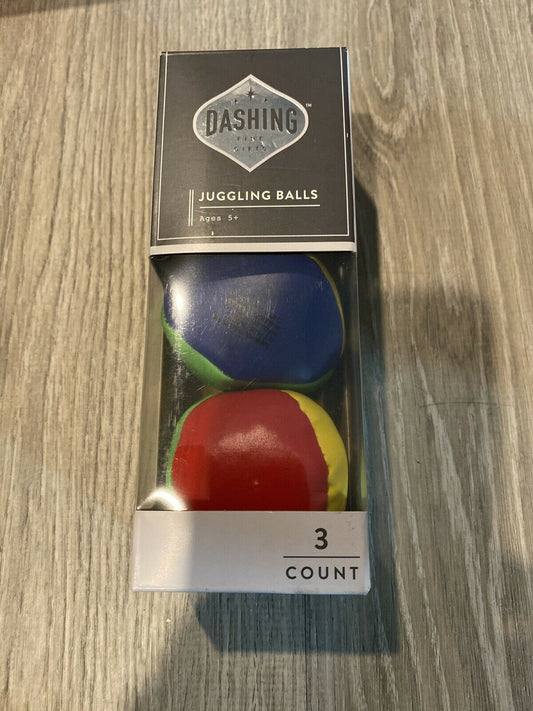 Juggling Balls Magic Clown Toys Multi Color 3pc 2in Diameter Dashing Fine Gifts
