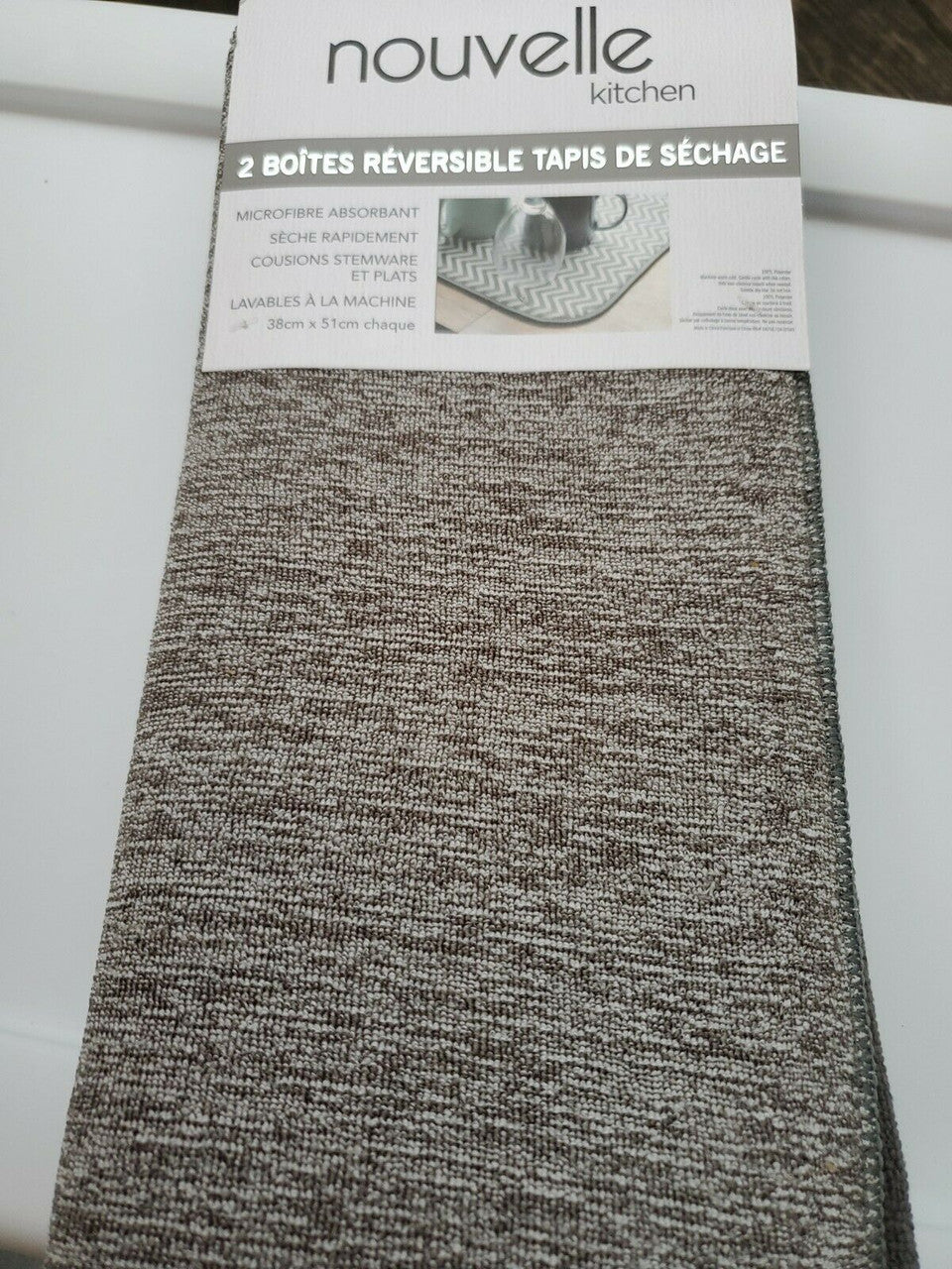 Nouvelle 2 Kitchen Reversible Drying Mats15×20