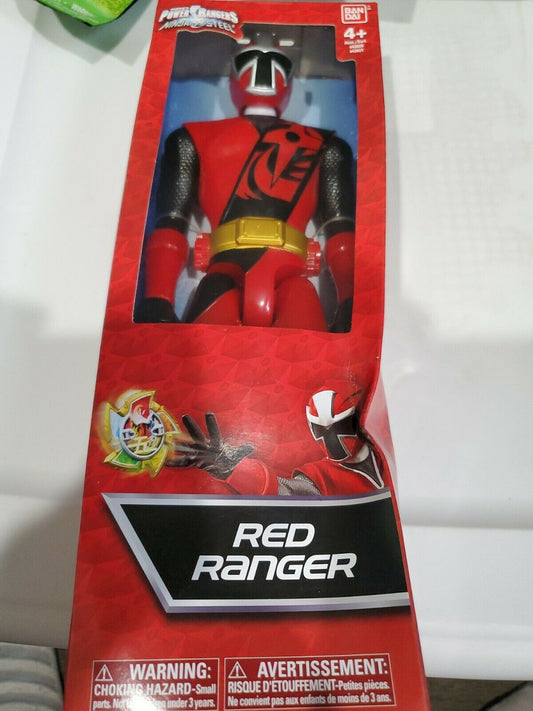 Power Rangers Ninja Steel Red Ranger 12" Action Figure 2016  Bandai SCG Toy