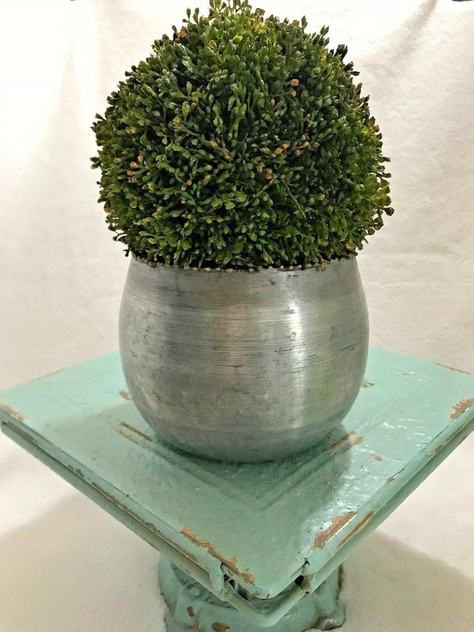 6" Kissing Ball Artificial Green Sedum Pomander Wedding Centerpiece Decor