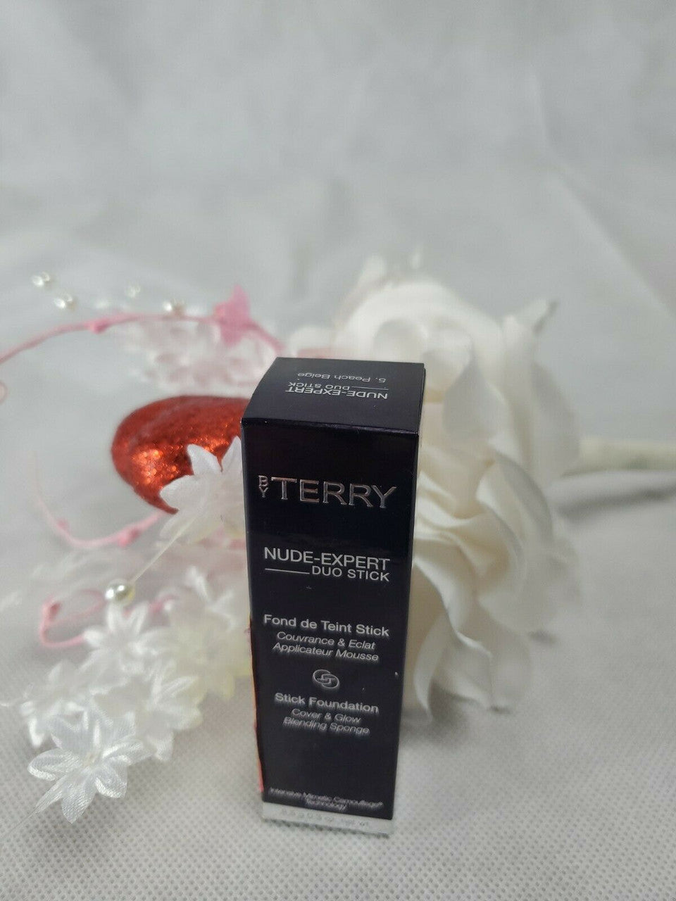 By Terry Nude-Expert Duo Stick Foundation (5. Peach Beige) 0.3oz/8.5g