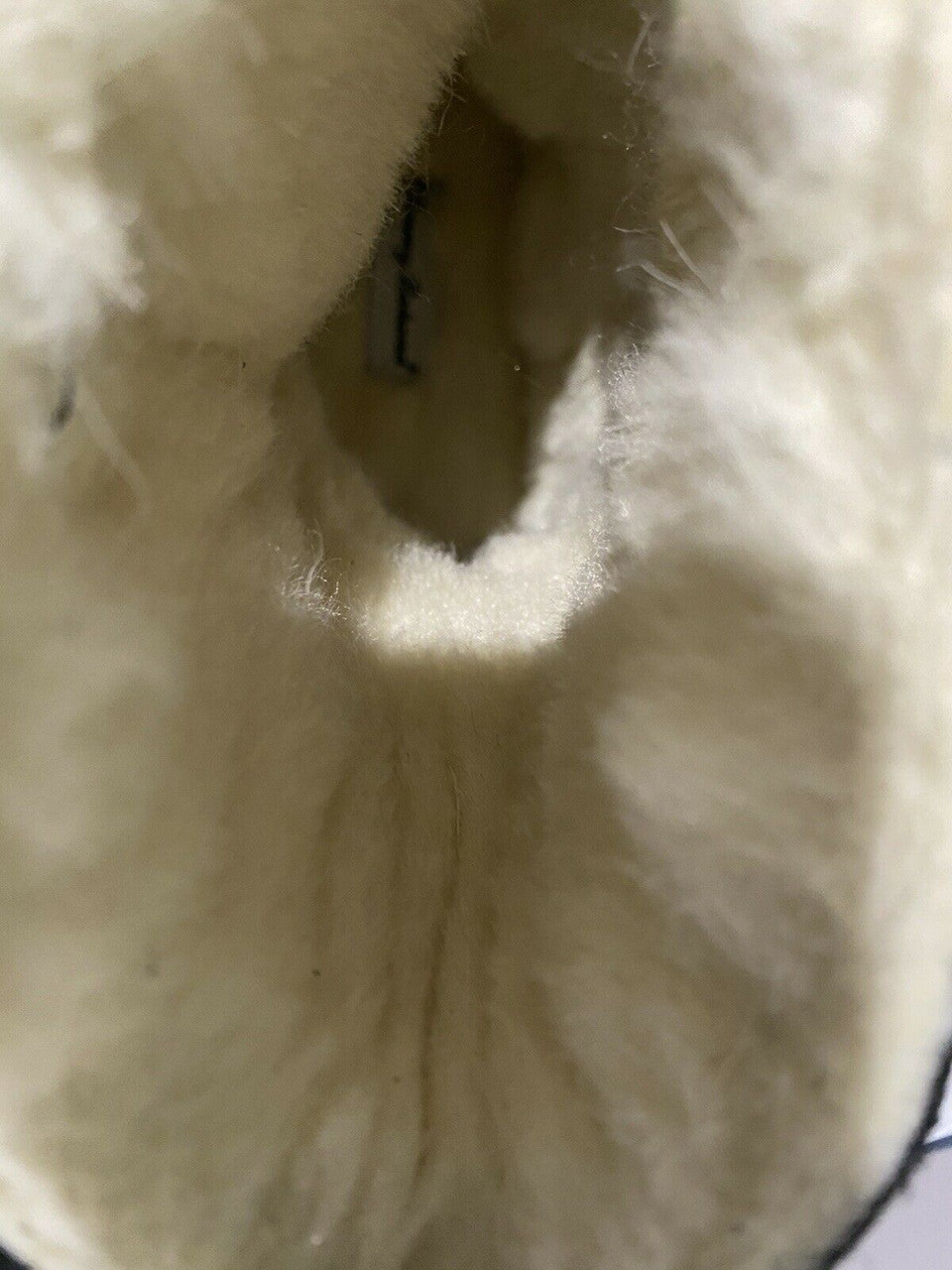 Close-up of fluffy white material