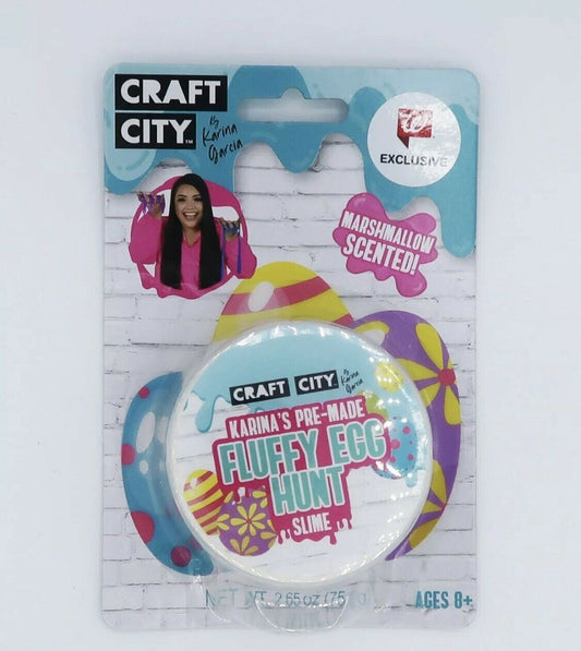 Craft City Karina's Pre-made Fluffy Egg Hunt Slime Exclusive To Walgreens