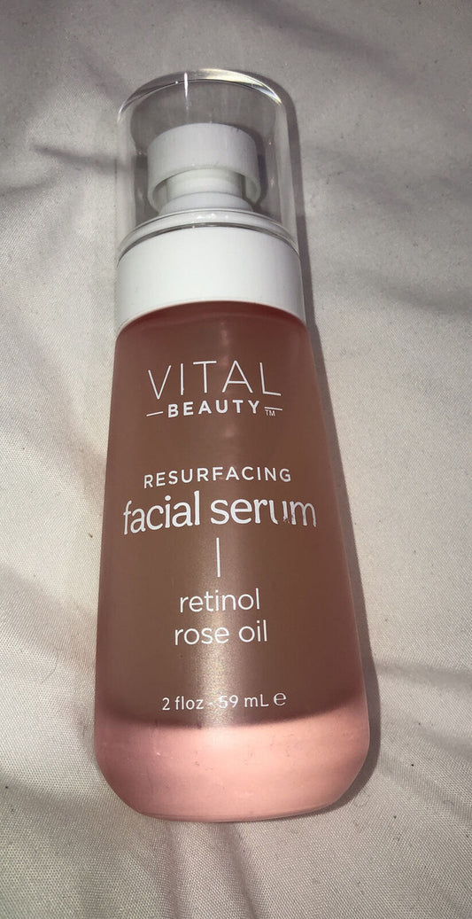 Vital beauty resurfacing facial serum retinol rose oil 2 fl oz