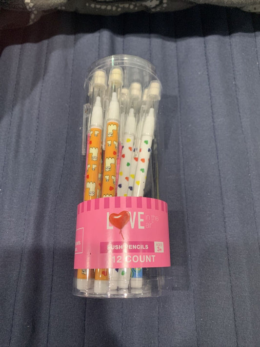 Love In The Air Push Pencils 12 Ct