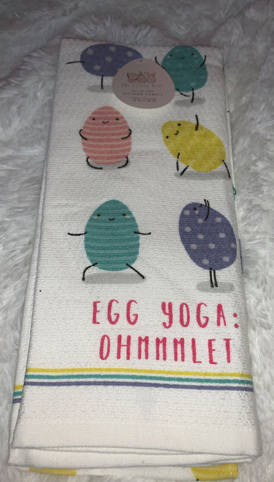 The Little  Nest Seasonal Decor Set Of Two Kitchen Towel