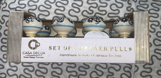 Casa Decor Set of 8 Drawer Pulls handmade in India