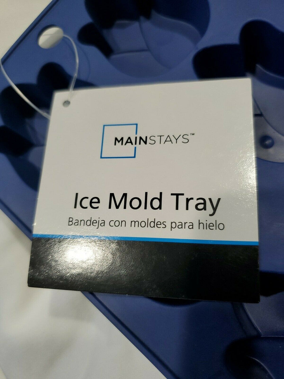 Mainstays Ice Mold Tray Blue Flower 3 PIECES