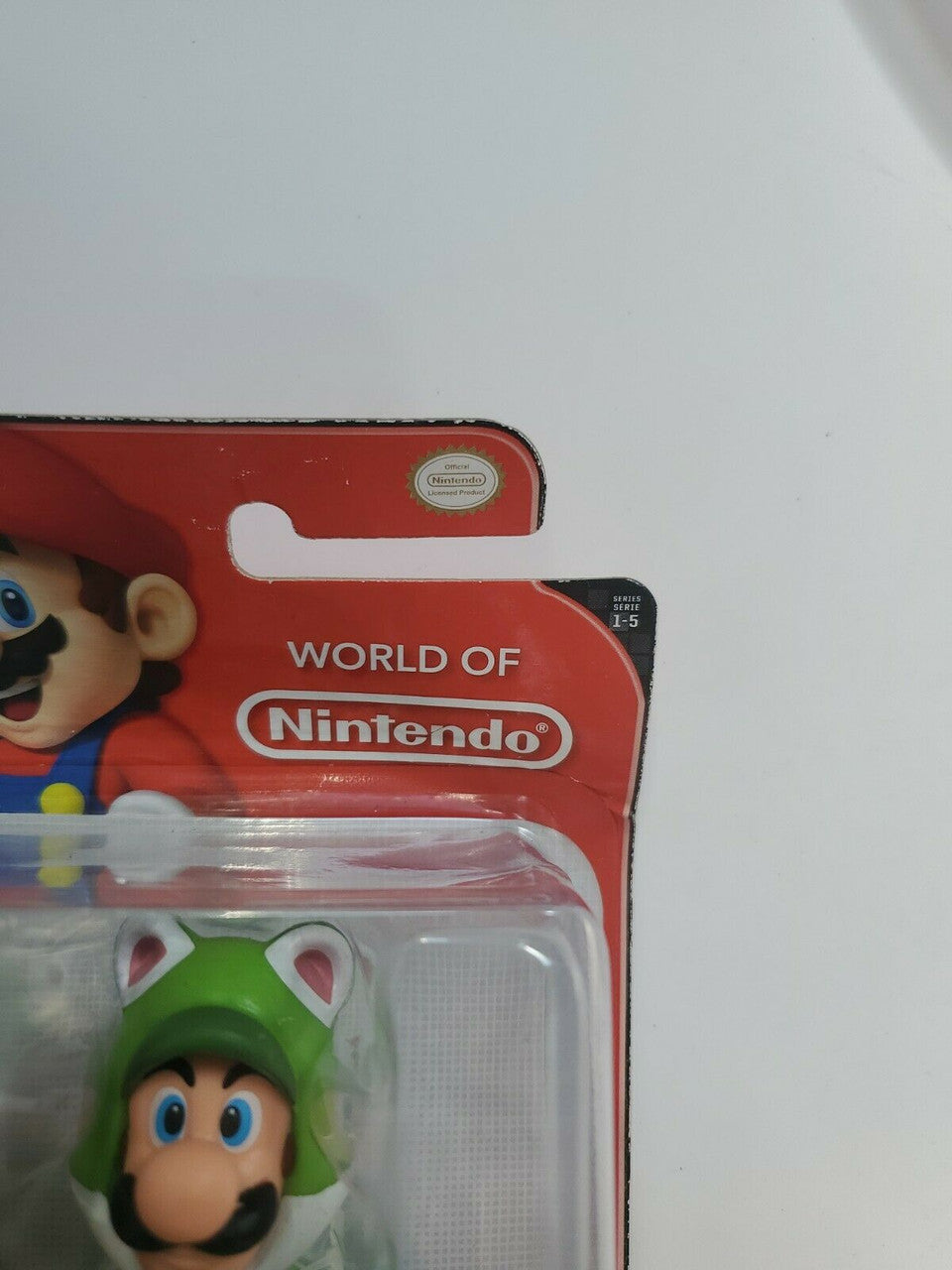 SEALED 2016 World of Nintendo - Sitting Pose CAT LUIGI - 2.5" Figure NIDB