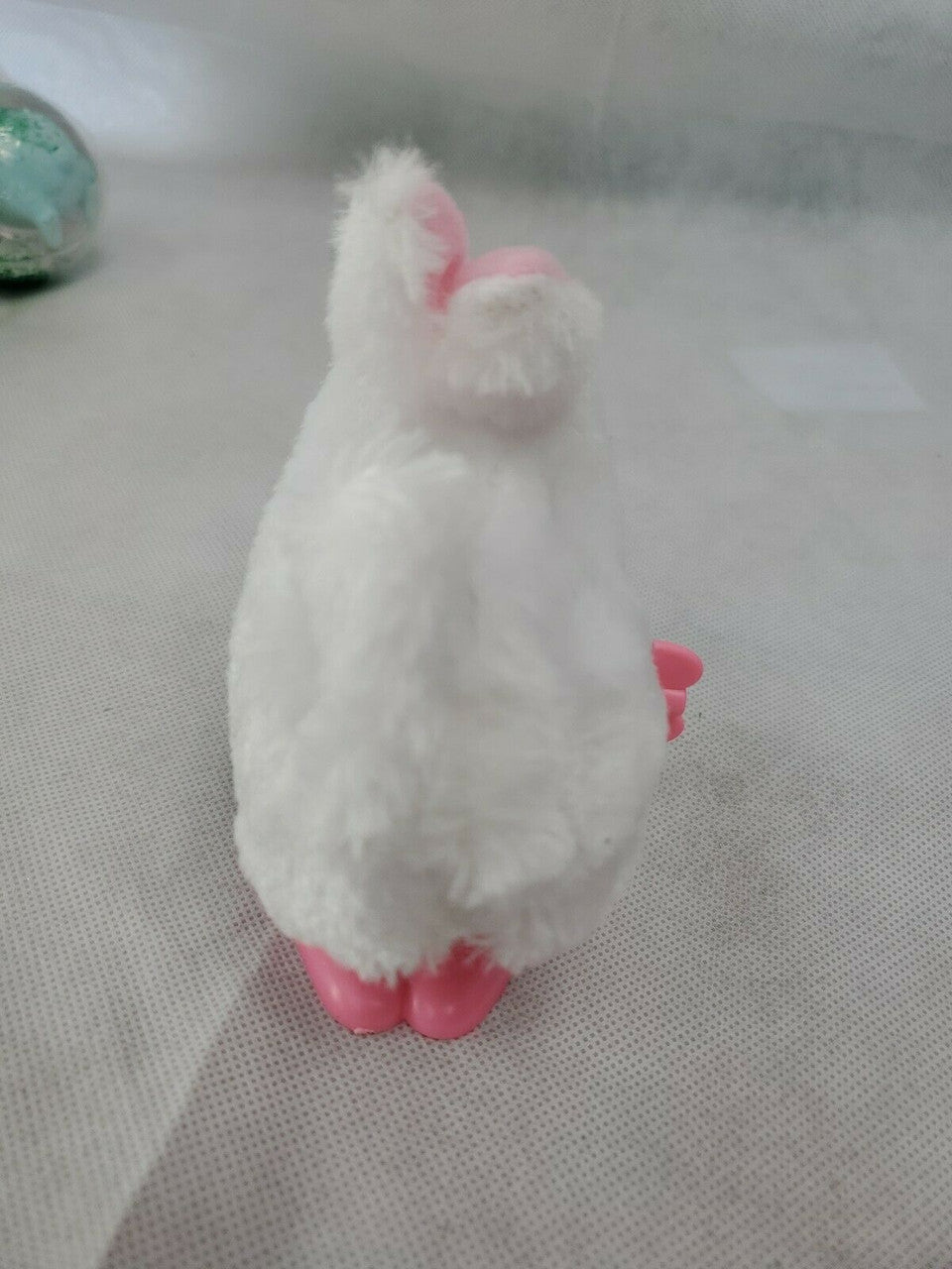 FLUFFY Wind-Up Jumping Bunny 3" Hopping Soft Plush Animal Toy WALGREENS