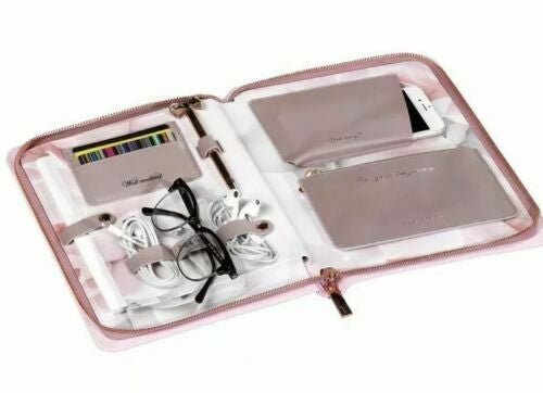 Ted Baker London Travel Lifestyle Organizer Thistle in Gift Box metallic details