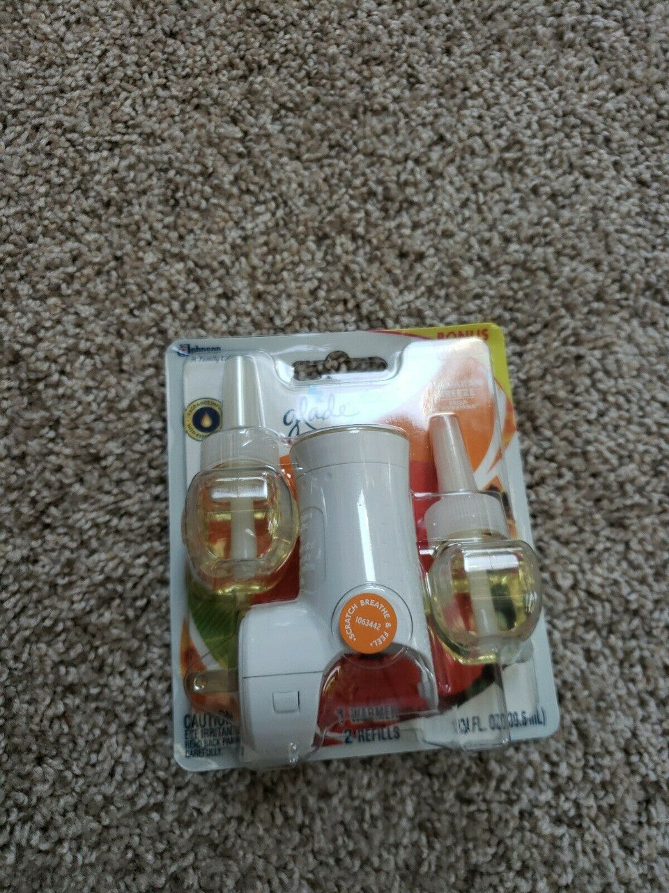 Glade PlugIns Hawaiian Breeze 1 Warmer And 2 Refills