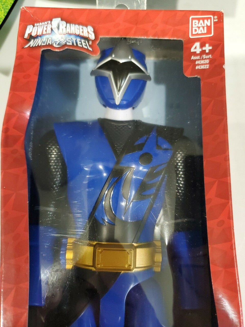 Power Rangers Ninja Steel Blue Ranger 12" Action Figure 2016  Bandai SCG Toy