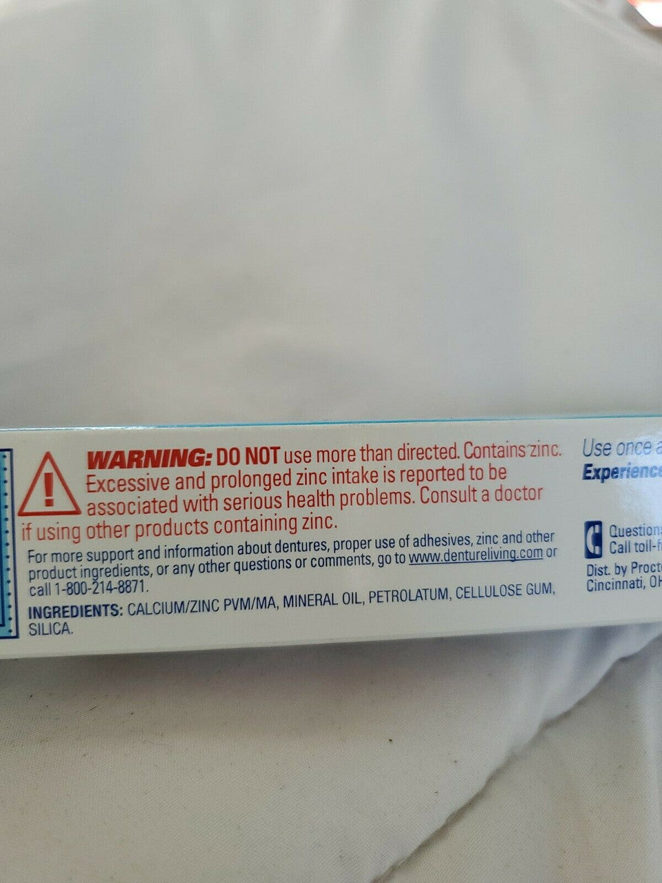 Fixodent Free Original Cream 24 oz 68 g