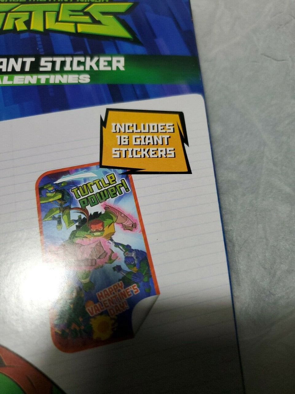 Nickelodeon Rise of the Teenage Mutant Ninja  TURTLES 16  Giant Stickers