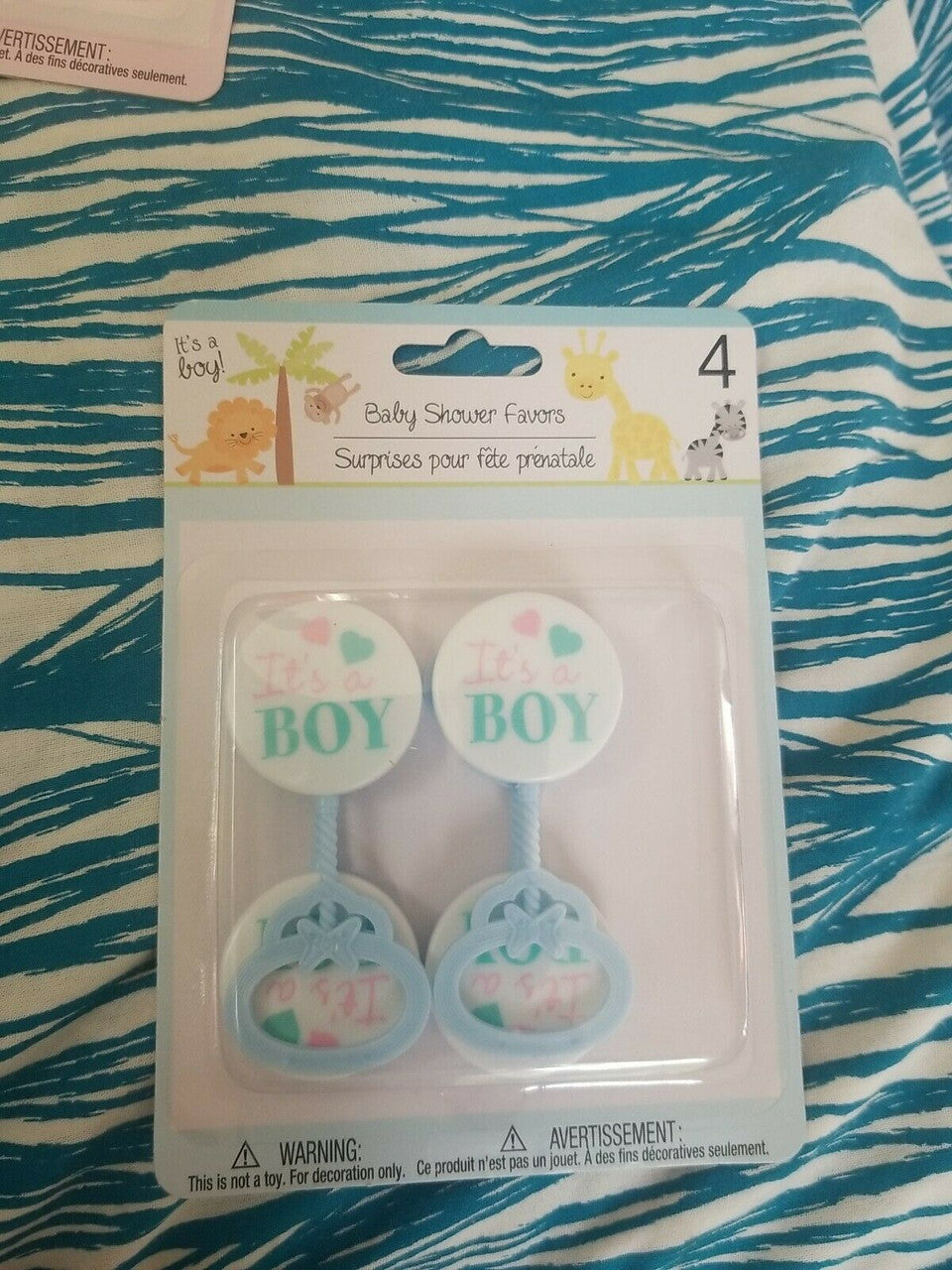 Baby Shower Favors - It’s A boy - Set Of 4