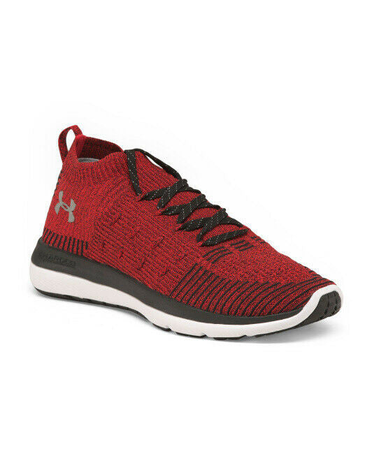 UNDER ARMOUR Women Red / Black (601) UA W Slingflex Rise Knit Running Shoes 5