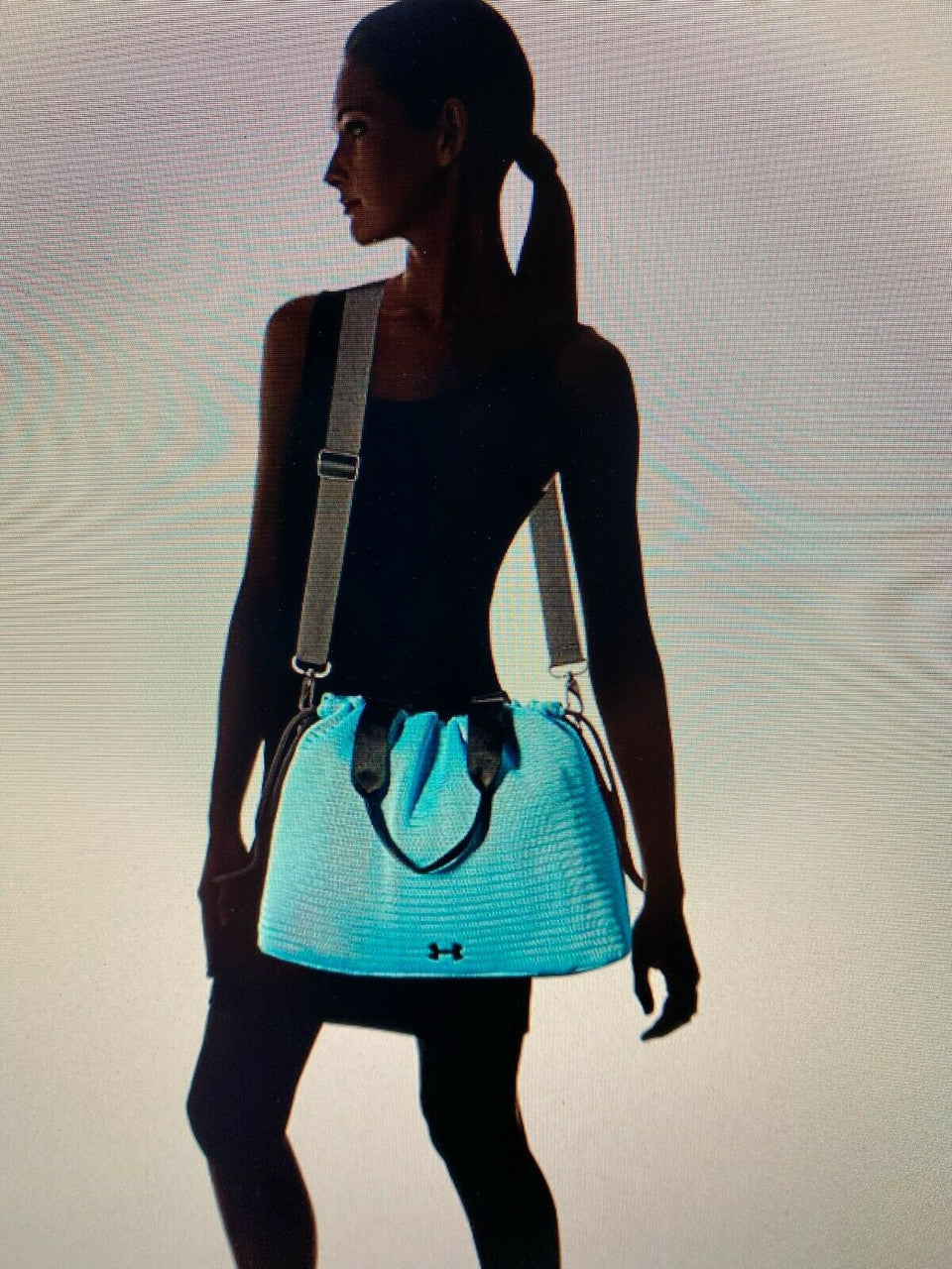 Under Armour Women Clinch Mesh Tote Venetian Blue / black One Size