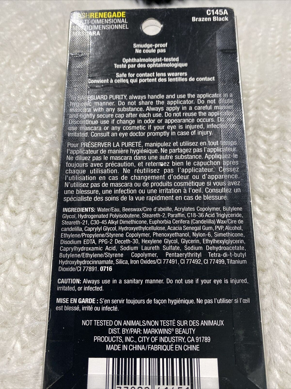 WET N WILD Lash Renegade Mascara - Brazen Black