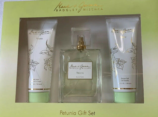 Mark James by Badgley Mischka Petunia EDT 3.4 Fl Oz Shower Gel 3.4 Fl Oz Body Lotion 3.4