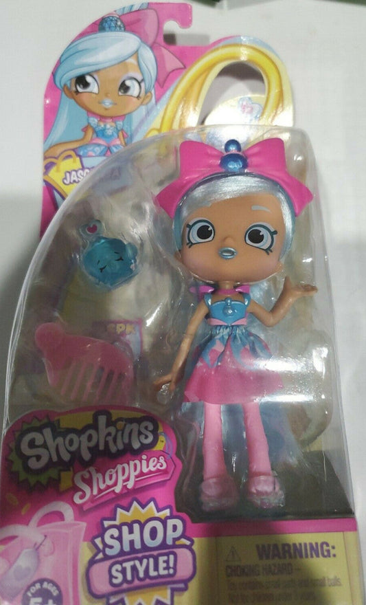Shopkins Shoppies Jascenta doll with Peyton Perfume accessory in original packaging