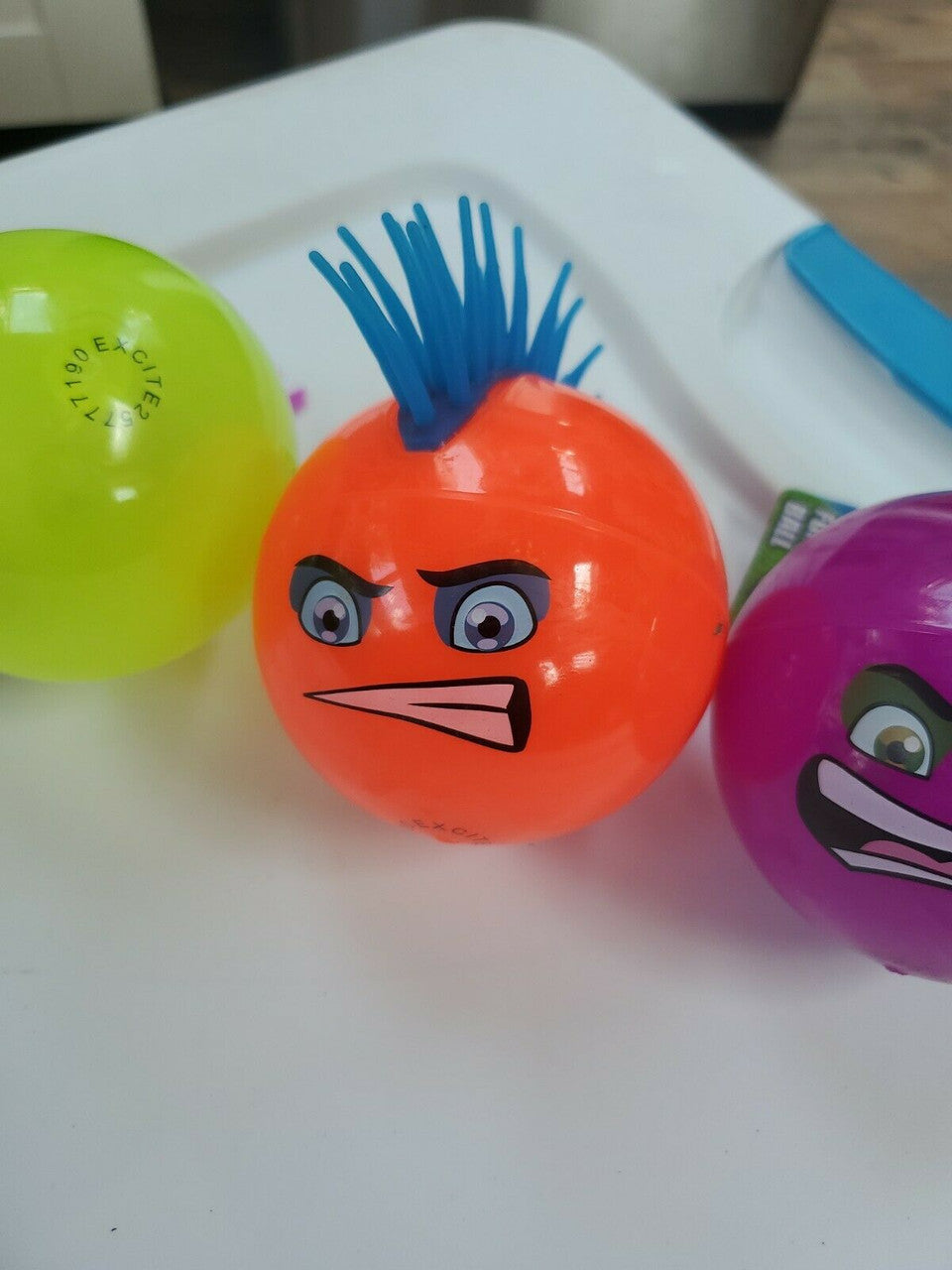 Bouncing Color Funny Ball Bouncy Ball Child Elastic Rubber Funny Toys Light Up