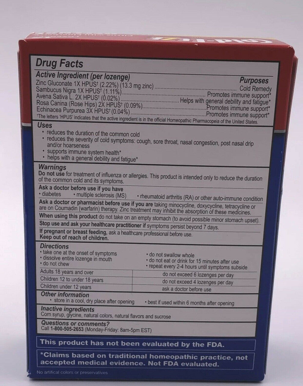 Cold-EEZE Homeopathic Zinc Lozenges 12 Count *Lot of 2* SHORTEN YOUR COLD!