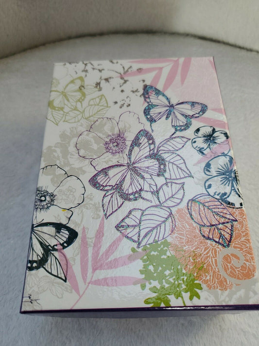 Greenbrier Co. Gift Box Hard Cardboard size 4×6×2 NEW Nice decoration Butterfly