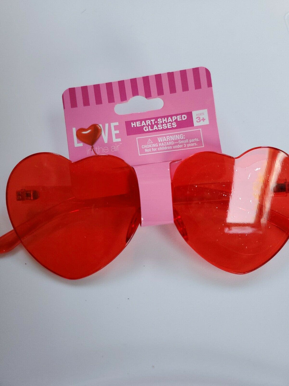 Heart Shape Red Novelty Glasses