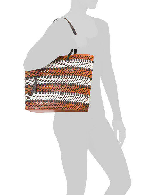 URBAN EXPRESSIONS Perforated Tote With Wristlet handbag bag