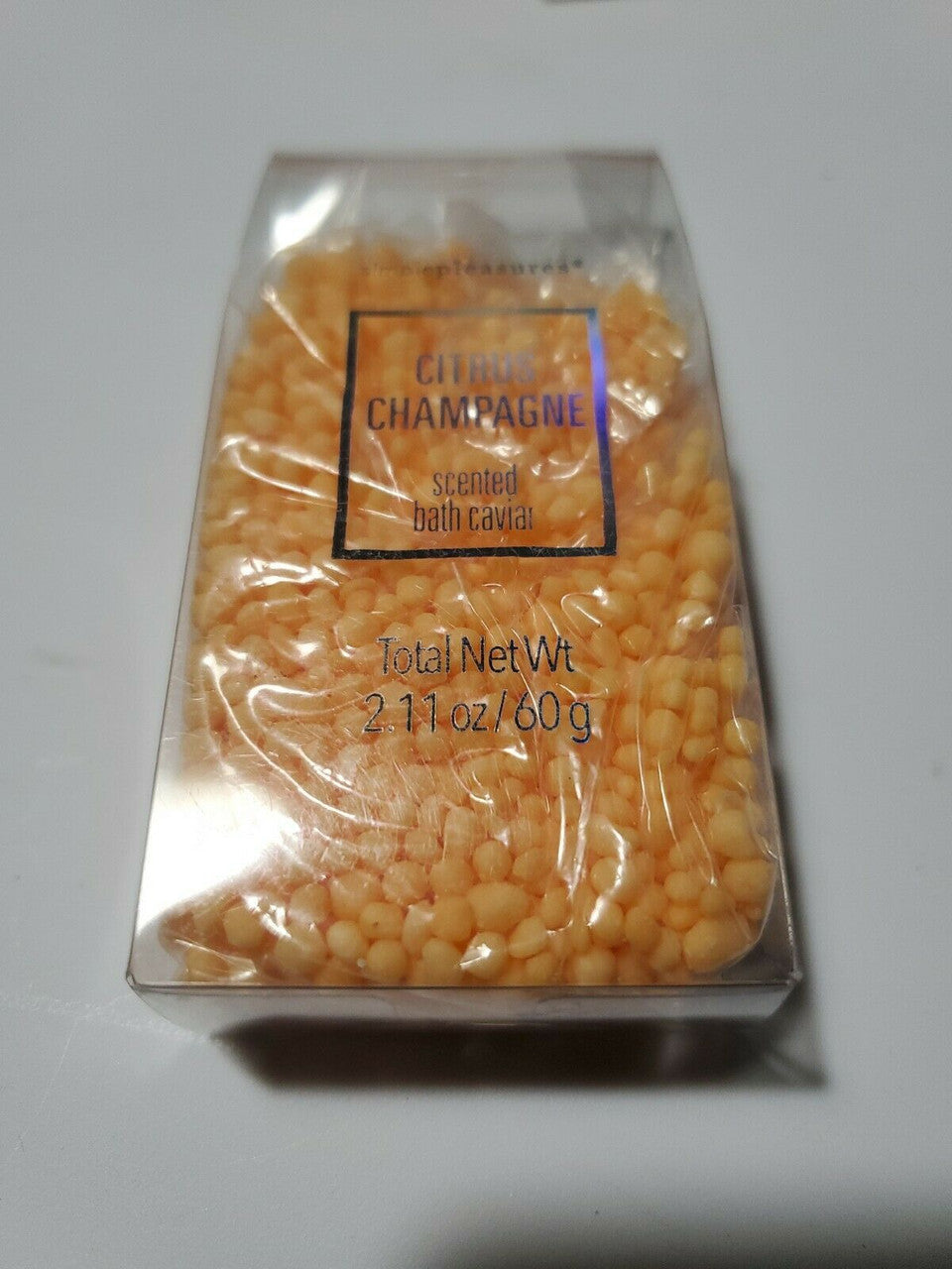 Simplepleasures CITRUS CHAMPAGNE bath crystals 2.11 oz Bath Beads Caviar