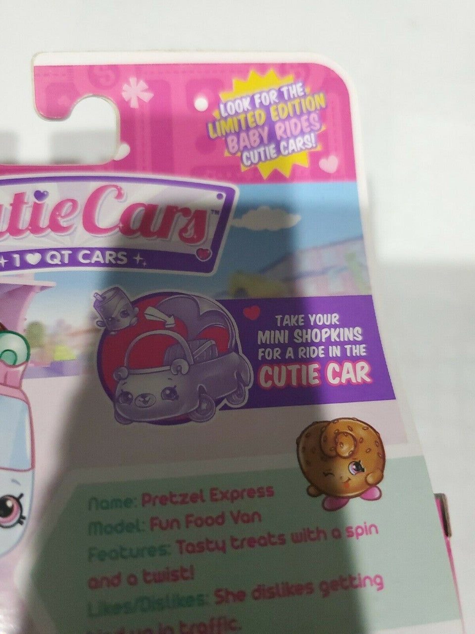 Shopkins Cutie Cars QT3-12 Pretzel Express Series 3