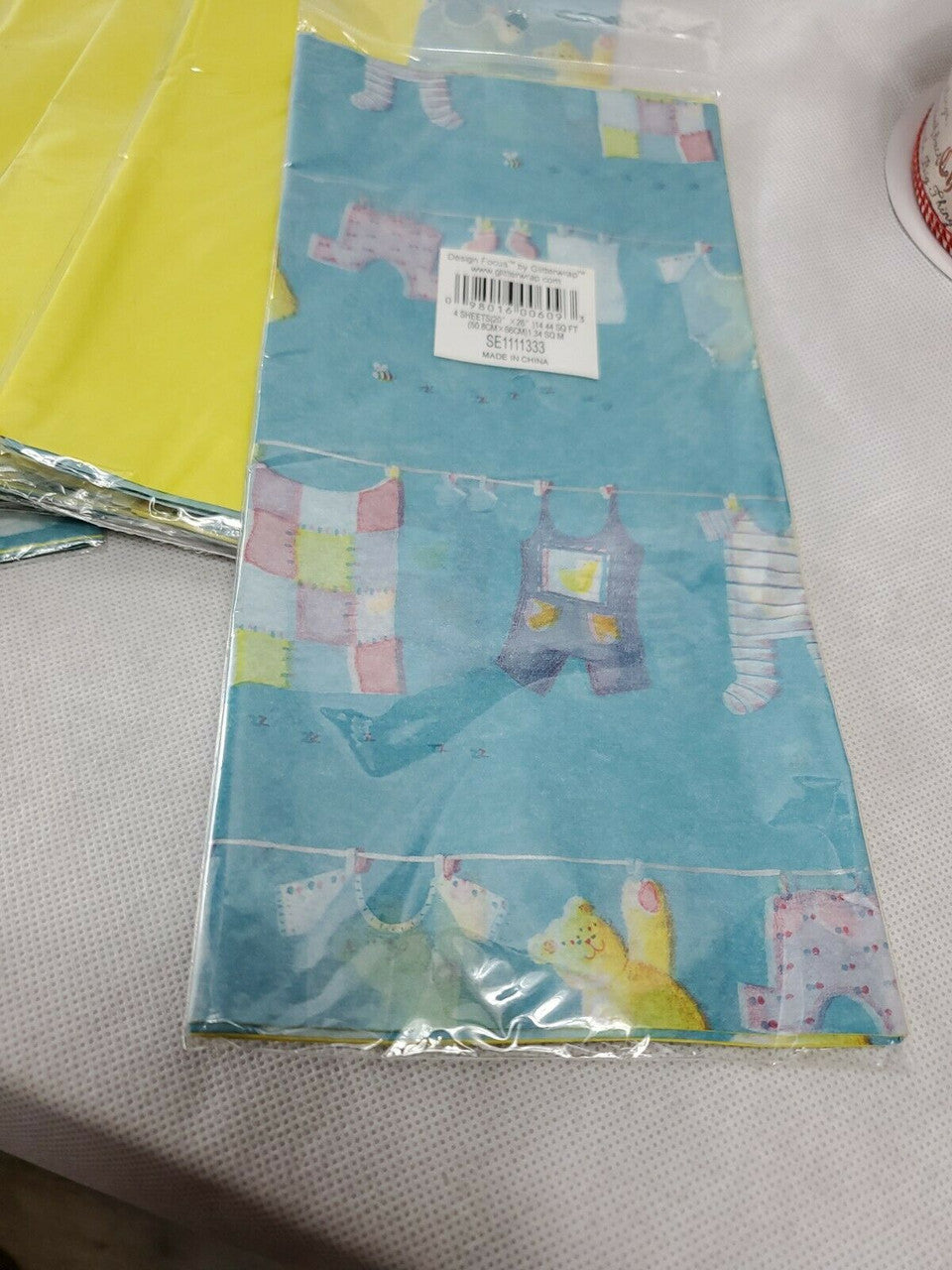 GlitterWrap Design Focus Glitter Wrap Tissue Sheets (4) Lot  of 8 packages