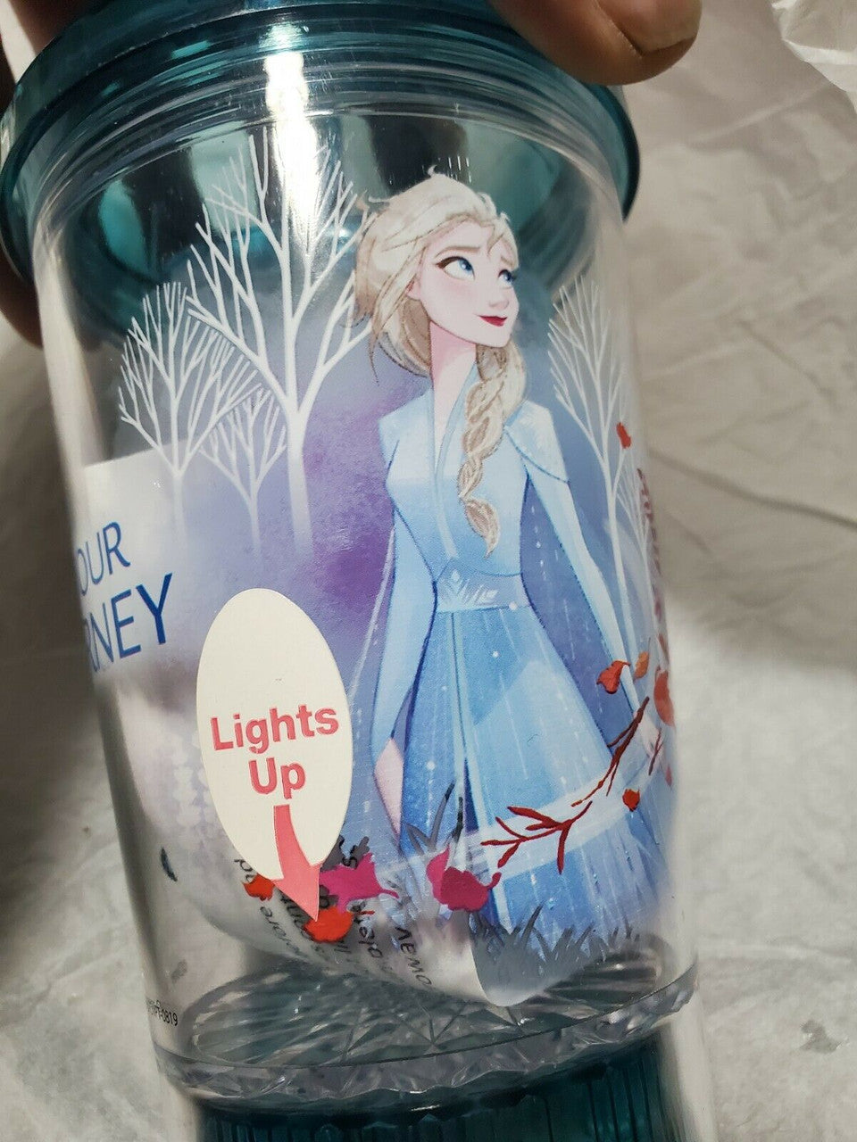 Flashing Dome Cup Frozen Lights up New Disney 3+