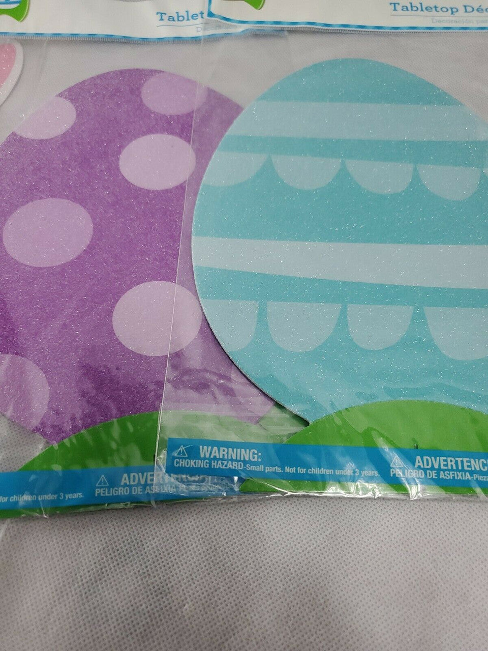 Easter Spring Table Top Decor Decorations Bunny Egg  Rabbit Lot of 7 pc