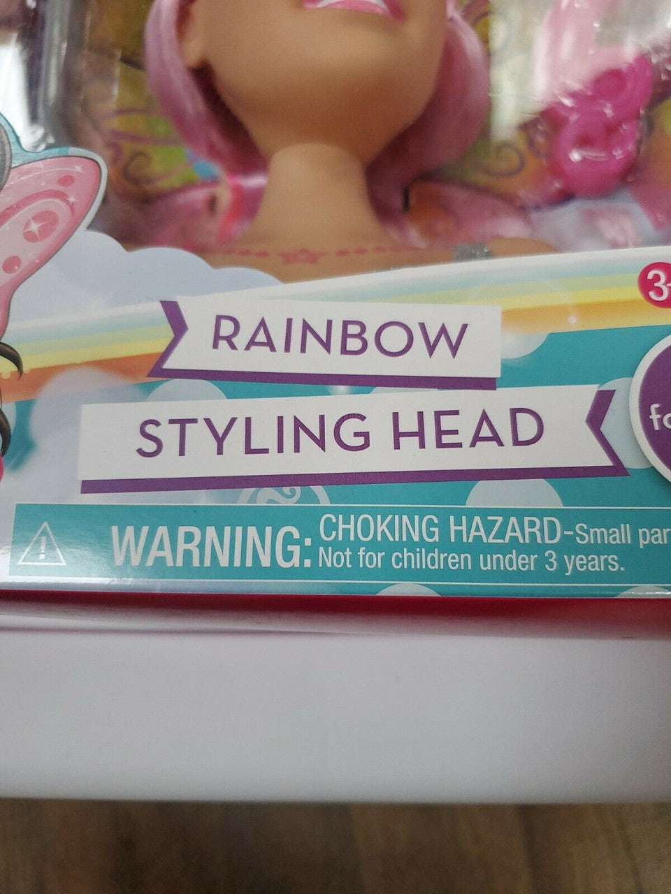 Barbie Dreamtopia Rainbow Styling Head 22 Piece Set Tiara Brush Curling Iron