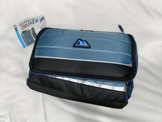 Arctic Zone 12 Can Collapsible Cooler, no ice BLUE